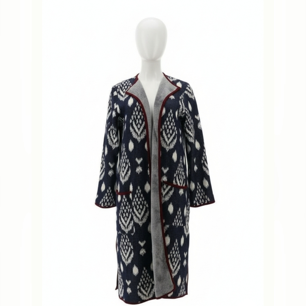 🌸MOTHER'S DAY SALE 🌸24% Off! Knit Jacquard Duster Coat
